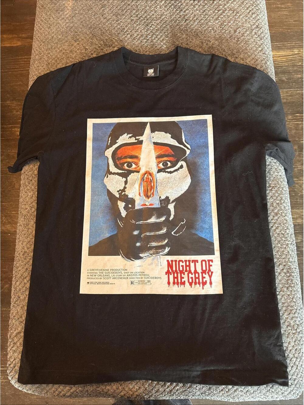 Suicideboys Night Of The Grey G59 Records Shirt Men's L Suicide Boys Halloween